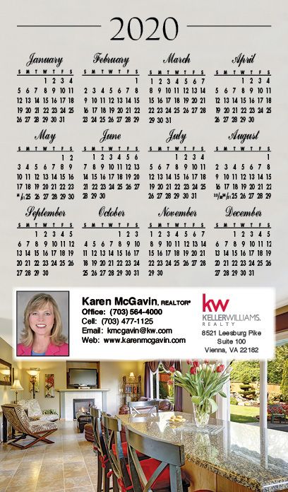 Real Estate Jumbo Postcard Calendars